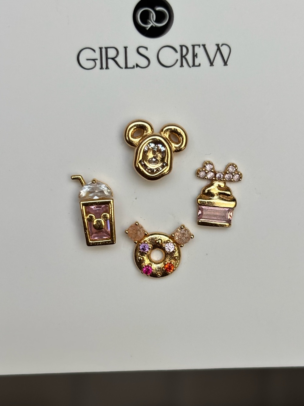 Disney Parks Exclusive Girls Crew Snacks Earrings Set